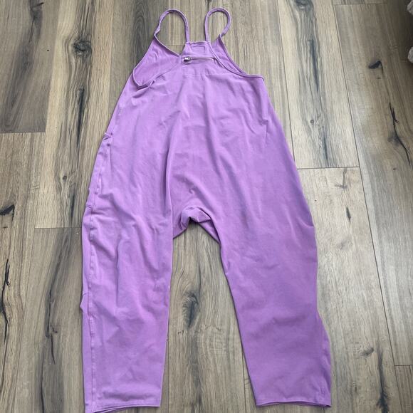 Free People FP Movement Size Small Hot Shot Jumpsuit Purple EUC - Picture 7 of 8